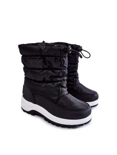 Dětské Sněhule On Slider Big Star KK374235 Černe