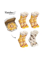 Rainbow Socks Pizza 4 páry model 21606741 - ZOOKSY/RAINBOW SOCKS