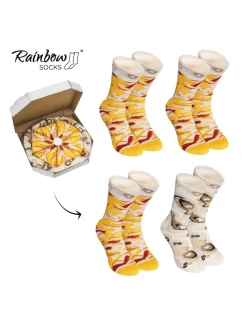 Rainbow Socks Pizza 4 páry model 21606741 - ZOOKSY/RAINBOW SOCKS