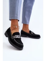 Dámské semišové mokasíny S.Barski HY350A