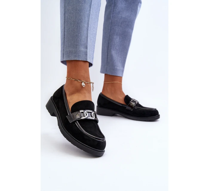 Dámské semišové mokasíny S.Barski HY350A