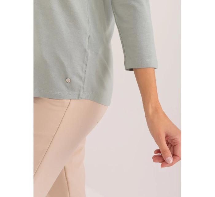 Halenka D12100R02641A pistáciová Halenka D12100R02641A pistáciová