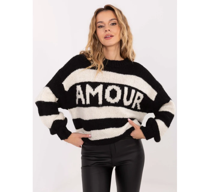 Sweter MI SW model 21757246 czarny - FPrice Sweter MI SW model 21757246 czarny - FPrice