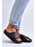 Dámské lehké pěnové pantofle Big Star Černé