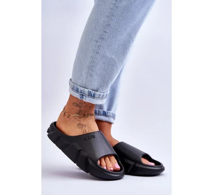 Dámské lehké pěnové pantofle Big Star Černé