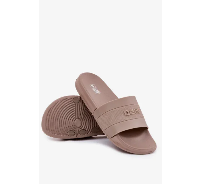 Pánské pantofle Big Star – béžové