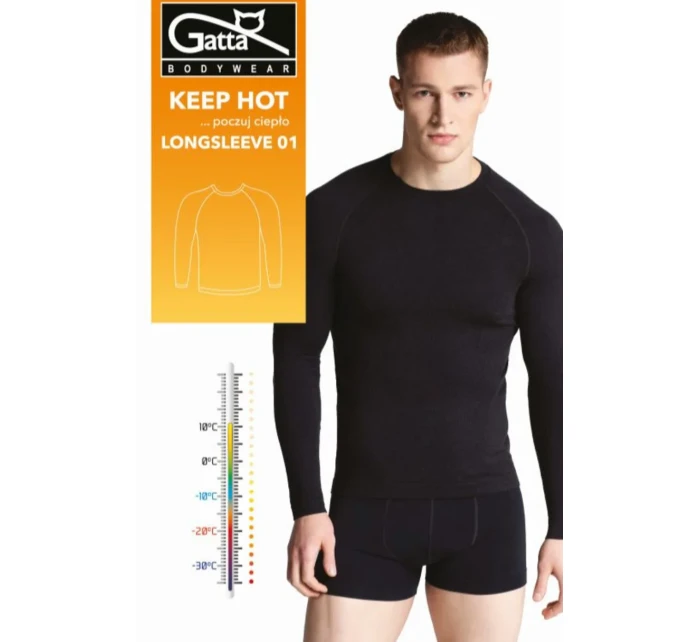 Pánský nátělník LONGSLEEVE MEN 01 KEEP HOT