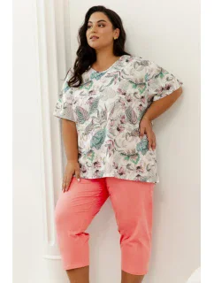 3369 DÁMSKÉ PYŽAMO RENNY 2XL-3XL