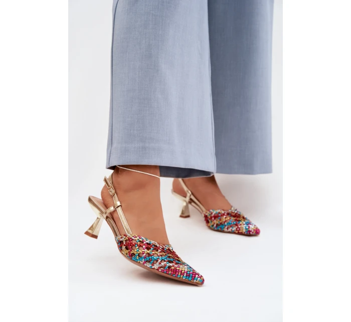 Sandály na podpatku  model 225222 Step in style