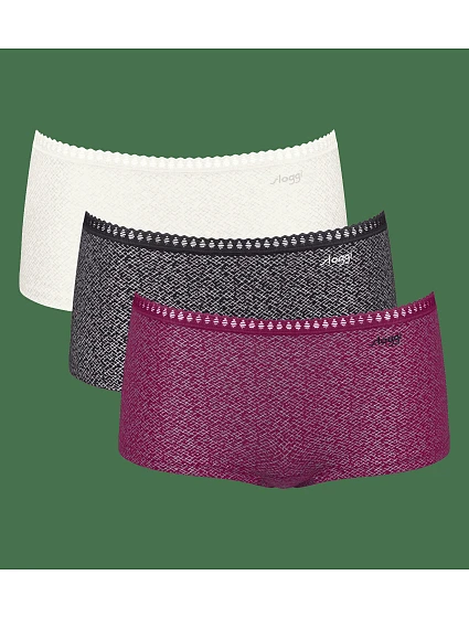 sloggi GO Crush Short C3P - Black Combination - SLOGGI Black Combination - SLOGGI