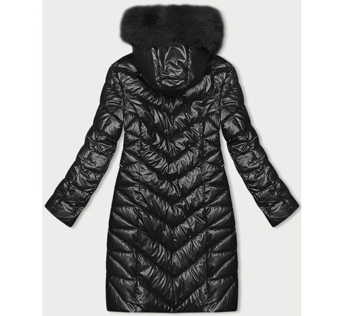 Černá prošívaná dámská zimní bunda model 21246943 - J.STYLE