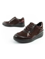 Scholl Emma Laces dámské sportovní kožené hnědé dámské platformy Scholl Emma Laces dámské sportovní kožené hnědé dámské platformy