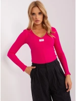 Bluzka RV BZ model 18955302 fuksjowy - FPrice Bluzka RV BZ model 18955302 fuksjowy - FPrice