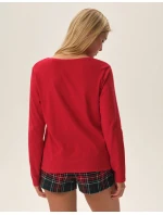 Dámské pyžamo Červená model 20468954 - HENDERSON LADIES Dámské pyžamo Červená model 20468954 - HENDERSON LADIES