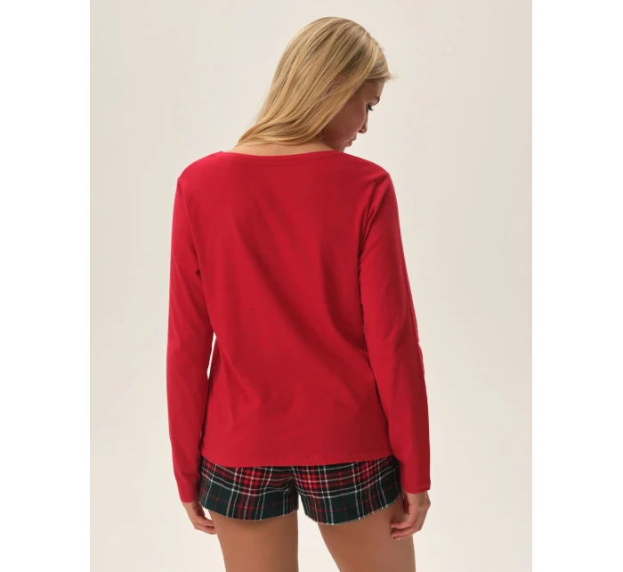 Dámské pyžamo Červená model 20468954 - HENDERSON LADIES Dámské pyžamo Červená model 20468954 - HENDERSON LADIES