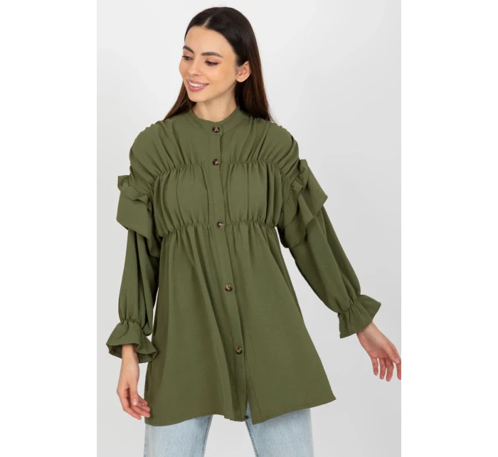 Košile s dlouhým rukávem model 175460 Och Bella Košile s dlouhým rukávem model 175460 Och Bella