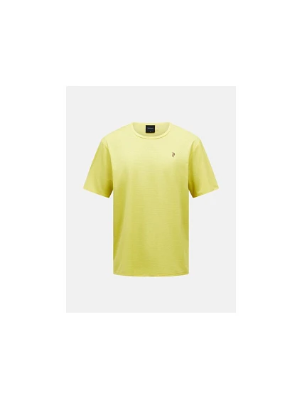 Pánské tričko PEAK PERFORMANCE M Trail Shortsleeve, žlutá barva Pánské tričko PEAK PERFORMANCE M Trail Shortsleeve, žlutá barva