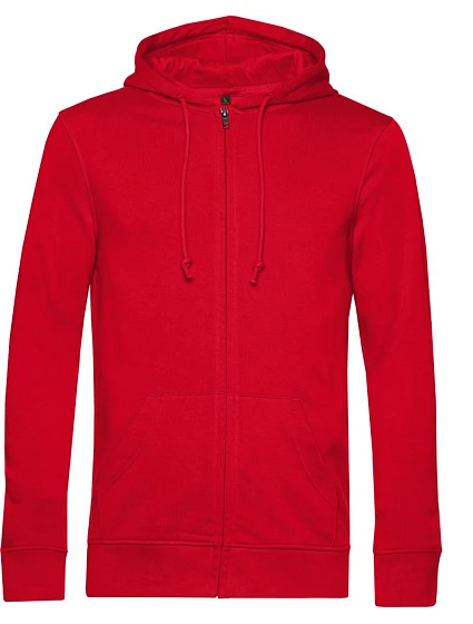 B&C Inspire Zipped Hood_° Pánská mikina s kapucí 01.U35B red B&C Inspire Zipped Hood_° Pánská mikina s kapucí 01.U35B red