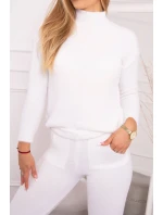 Dvoudílný svetrový set alpaka ecru Dvoudílný svetrový set alpaka ecru