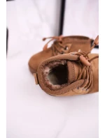 Dívčí šněrovací Sněhové Boty S Kožešinou Hnědé Hunter Dívčí šněrovací Sněhové Boty S Kožešinou Hnědé Hunter