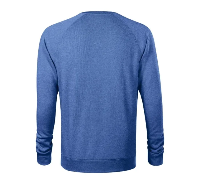 Merger mikina pánská modrý melír
