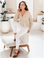 Dámský kardigan SORELIE béžový FashionStreet MY2511