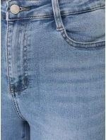 Dámské modré džíny s vysokým pasem FashionStreet UY2913