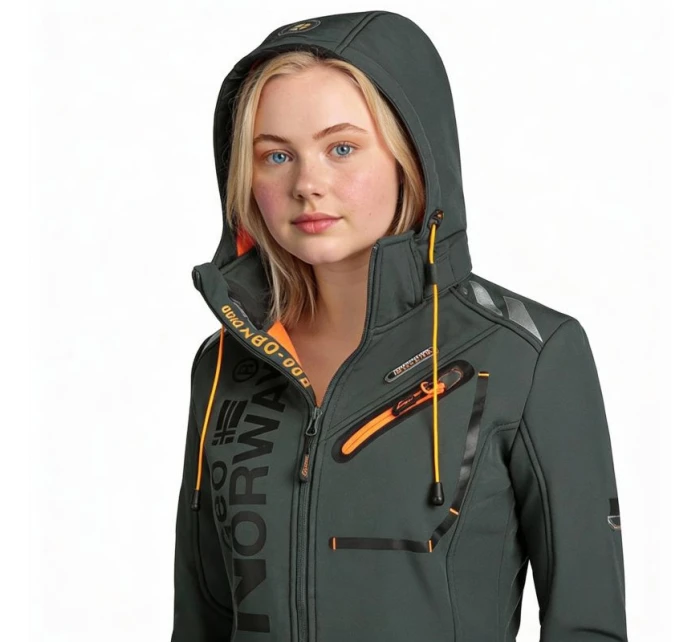 A EO DB 007 W šedá / oranžová softshellová bunda model 21182386 - Geographical Norway