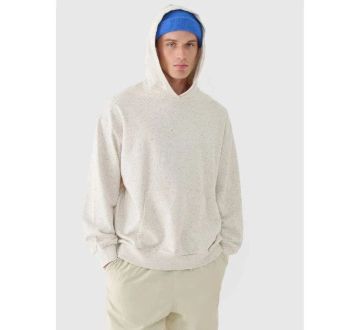 Pánská mikina s kapucí 4F 4FWAW24TSWSM1310-11S s pánskými prvky Pánská mikina s kapucí 4F 4FWAW24TSWSM1310-11S s pánskými prvky