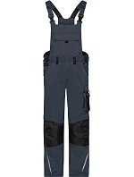 JN (4260) Pracovní kalhoty s laclem Strong carbon/black model 22533219 - Daiber