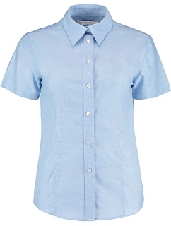 Kustom Kit KK 360 (6-24) Pracovní halenka Oxford s krátkým rukávem 43.0360 light blue