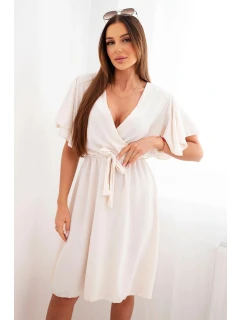 Šaty s překládaným výstřihem fango