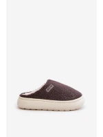 Zateplené Pantofle Na Silné Podešvi Big Star MM274134 Tmavě Šedé Zateplené Pantofle Na Silné Podešvi Big Star MM274134 Tmavě Šedé