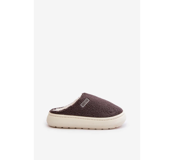 Zateplené Pantofle Na Silné Podešvi Big Star MM274134 Tmavě Šedé Zateplené Pantofle Na Silné Podešvi Big Star MM274134 Tmavě Šedé