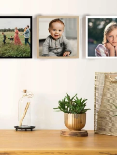 Plakát v rámu - 3x čtverec 20x20 - fotografie 