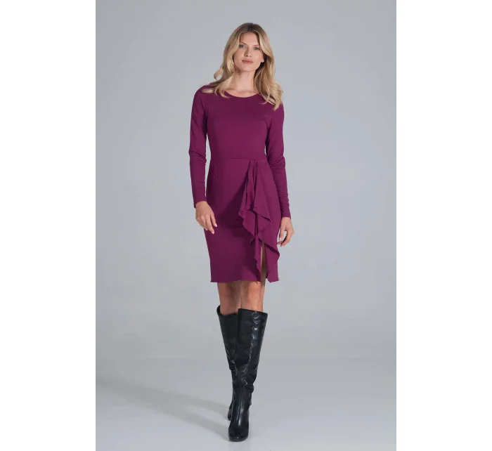 Dámské šaty model 19147452 Fuchsia - Figl