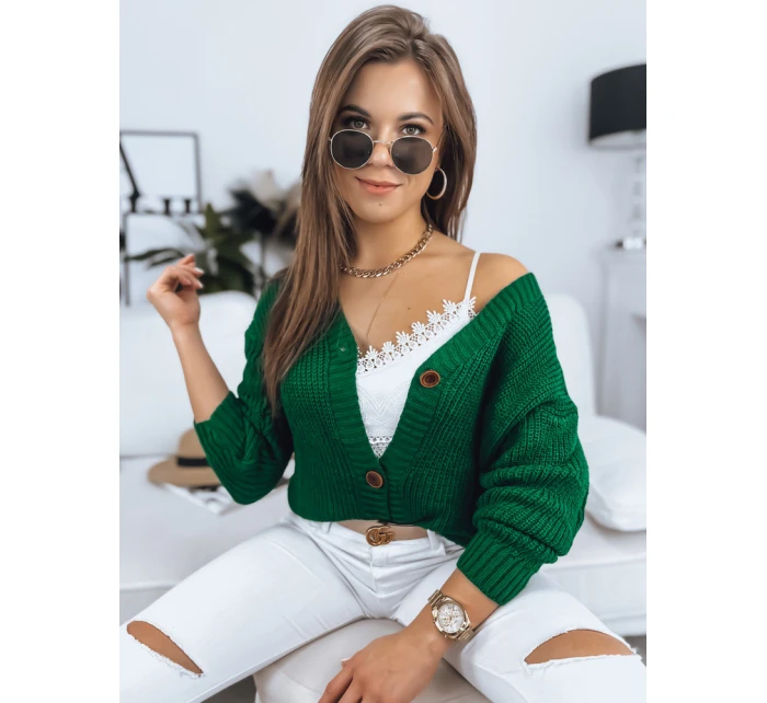 Dámský zelený svetr MINSTRAL FashionStreet MY1616