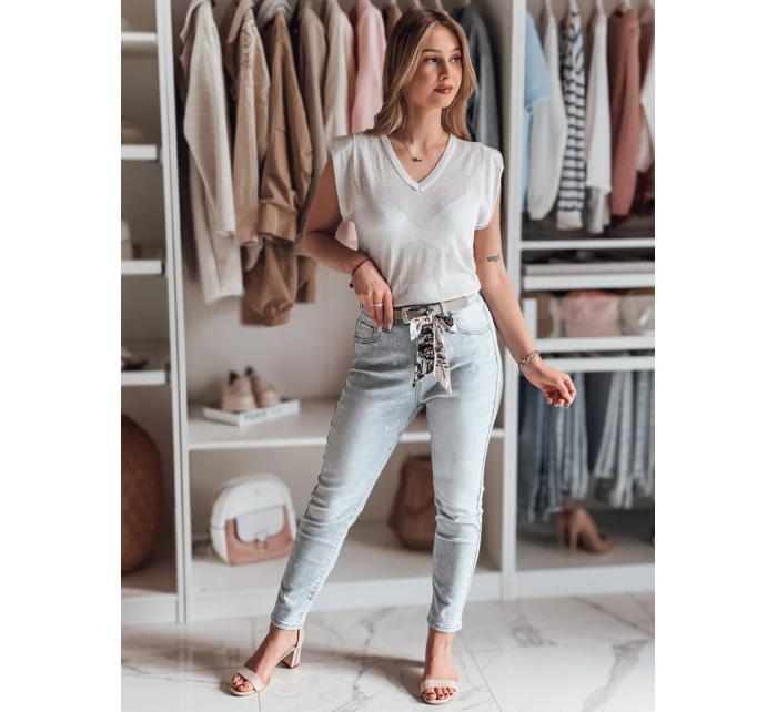 Dámská halenka krátká SELFINA ash FashionStreet MY2437 Dámská halenka krátká SELFINA ash FashionStreet MY2437