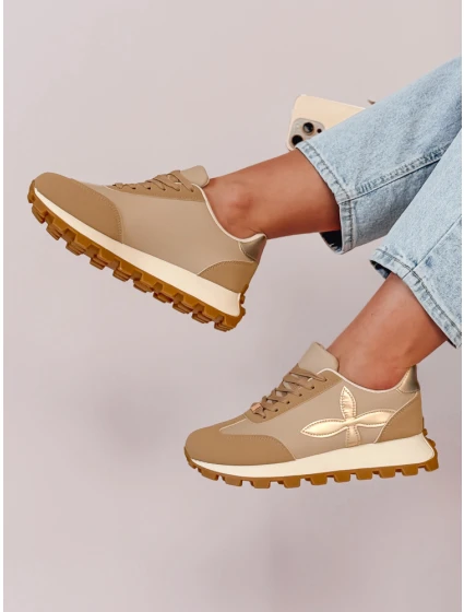 Dámské sportovní tenisky FLEXIMOT beige FashionStreet ZY0905