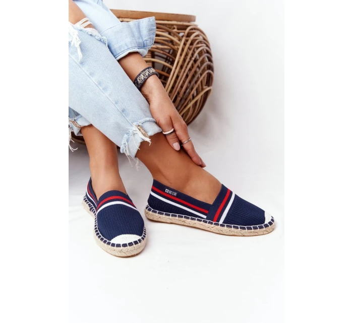 Espadrilky Na Pletené Podrážce Big Star model 21550872 Tmavě Modre - Big Star Shoes