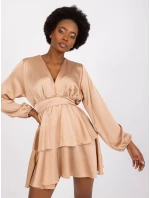 Šaty DHJ SK 15178.45P béžová