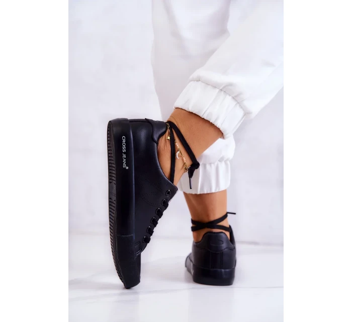 Dámské nízké tenisky Cross Jeans JJ2R4054C černá Dámské nízké tenisky Cross Jeans JJ2R4054C černá