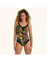 Jednodílné plavky Mabela 7735 černo-žluté - RosaFaia