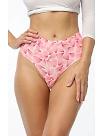Dámské brazilky Rose Flakes Simple Brasil Maxi Růžová mix - Julimex Dámské brazilky Rose Flakes Simple Brasil Maxi Růžová mix - Julimex
