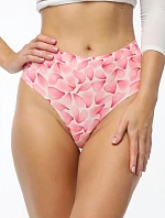 Dámské brazilky Rose Flakes Simple Brasil Maxi Růžová mix - Julimex