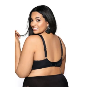 Dámská podprsenka 053/22 Carmela black - MAT