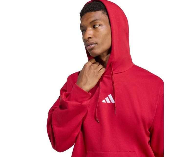 Pánská mikina adidas Essentials Feelcozy Hoodie červená KC0907 pánské
