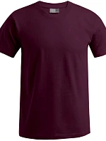Promodoro 3099 (XS-6XL) Pánské tričko "Premium" 40.3099 burgundy