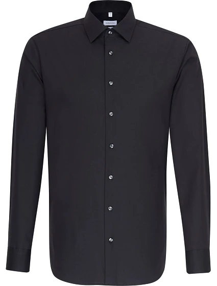Seidensticker Shirt Shaped LSL Košile s dlouhým rukávem 78.1000 black Seidensticker Shirt Shaped LSL Košile s dlouhým rukávem 78.1000 black