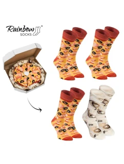 Rainbow Socks Pizza 4 páry model 21606732 - ZOOKSY/RAINBOW SOCKS